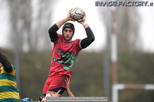 2018-11-11 Chicken Rugby Rozzano-Caimani Rugby Lainate 053